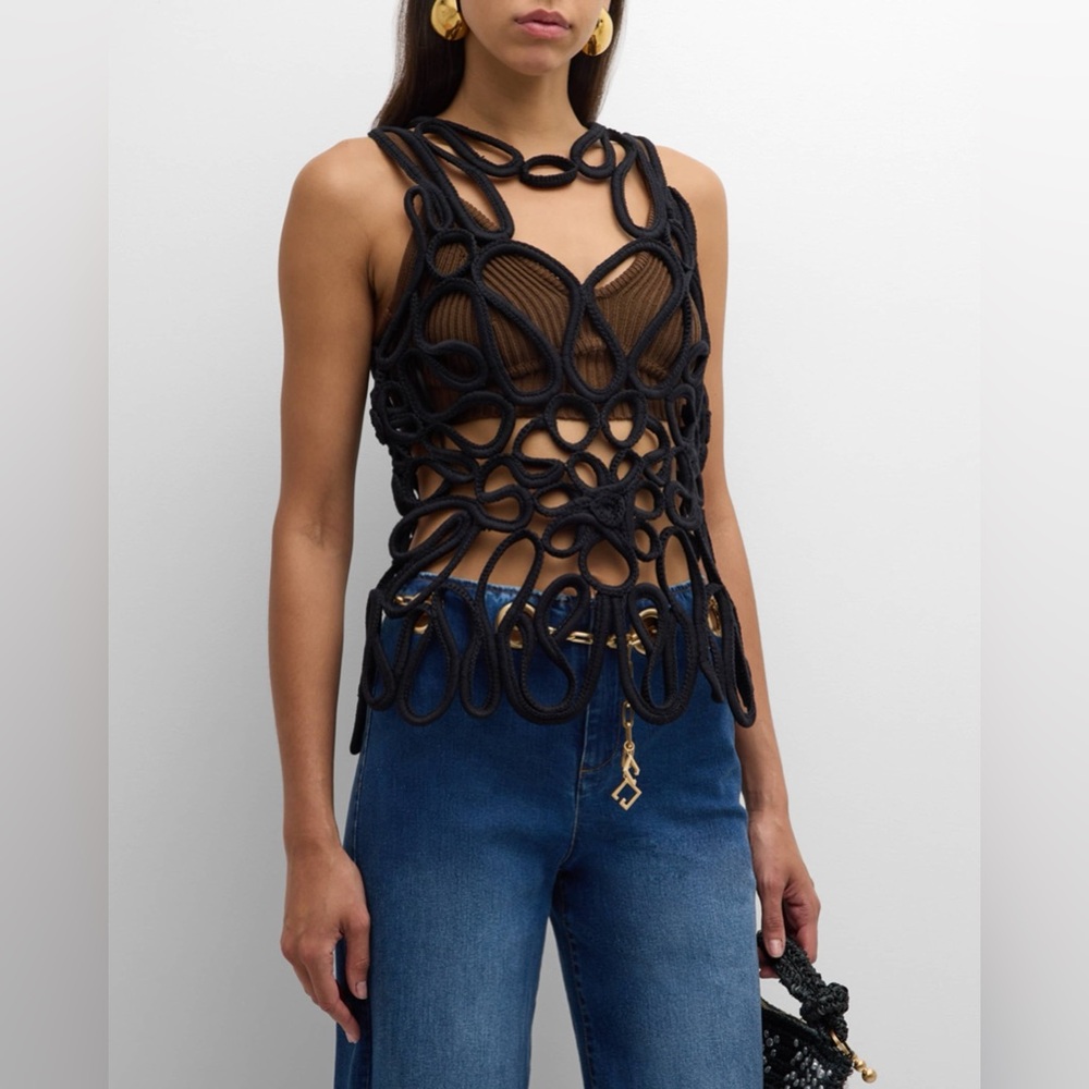 Cult Gaia Danica Knitted Top - Picture 2 of 14